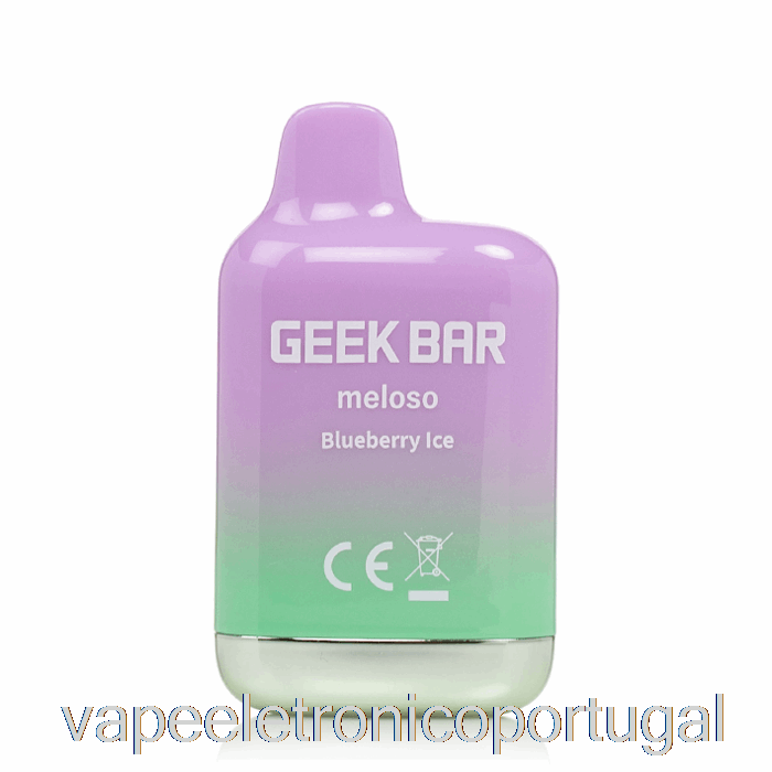Vape Eletrônico Geek Bar Meloso Mini 1500 Descartável Blueberry Ice